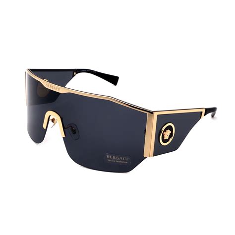 versace oversized shield sunglasses|authentic versace men's sunglasses.